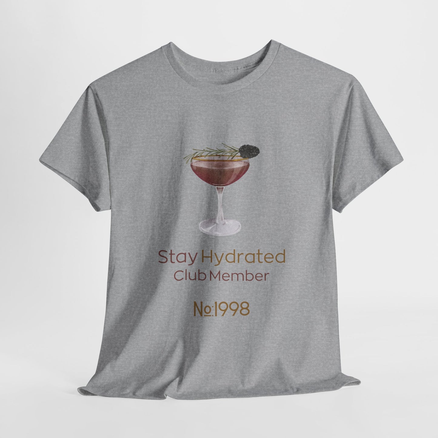 Stay Hydrated Club Tee / Front Edition