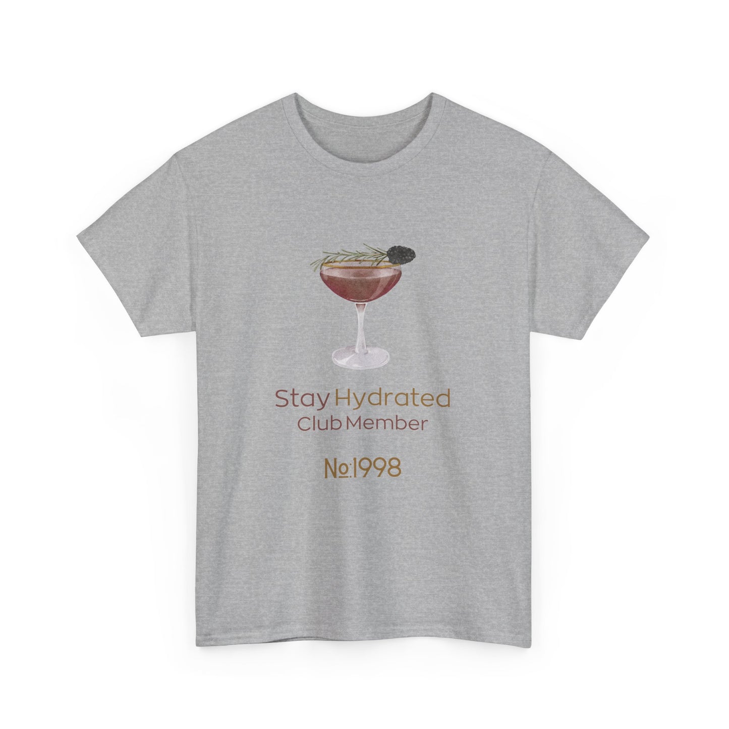 Stay Hydrated Club Tee / Front Edition