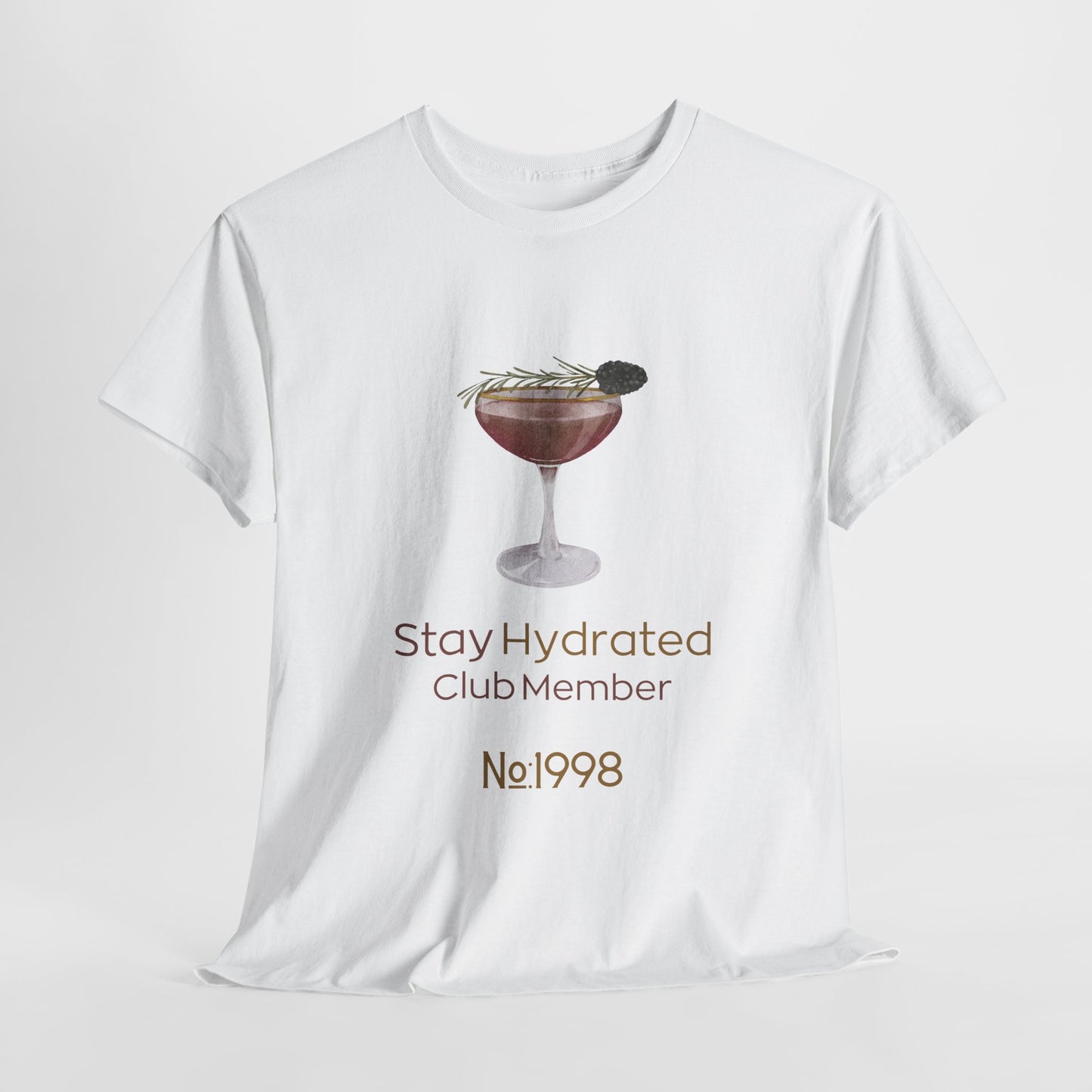 Stay Hydrated Club Tee / Front Edition