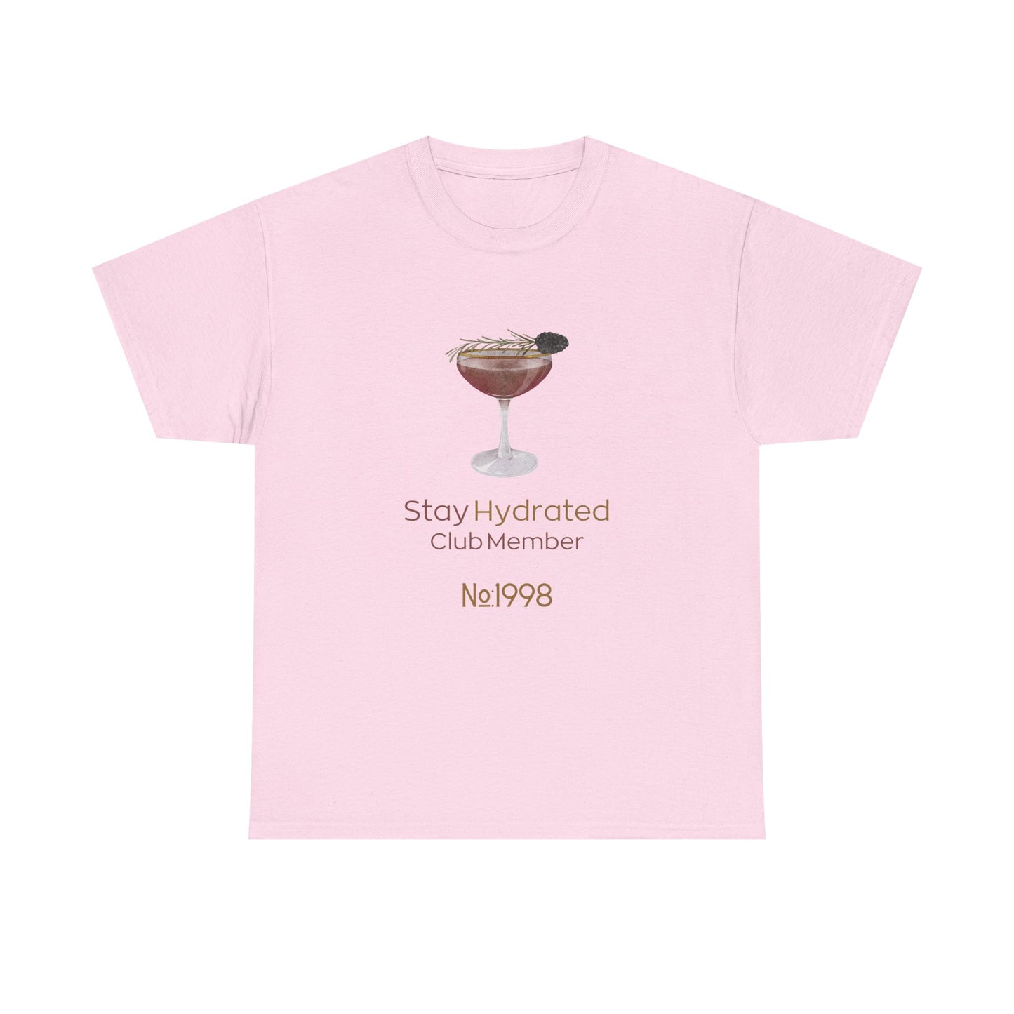 Stay Hydrated Club Tee / Front Edition