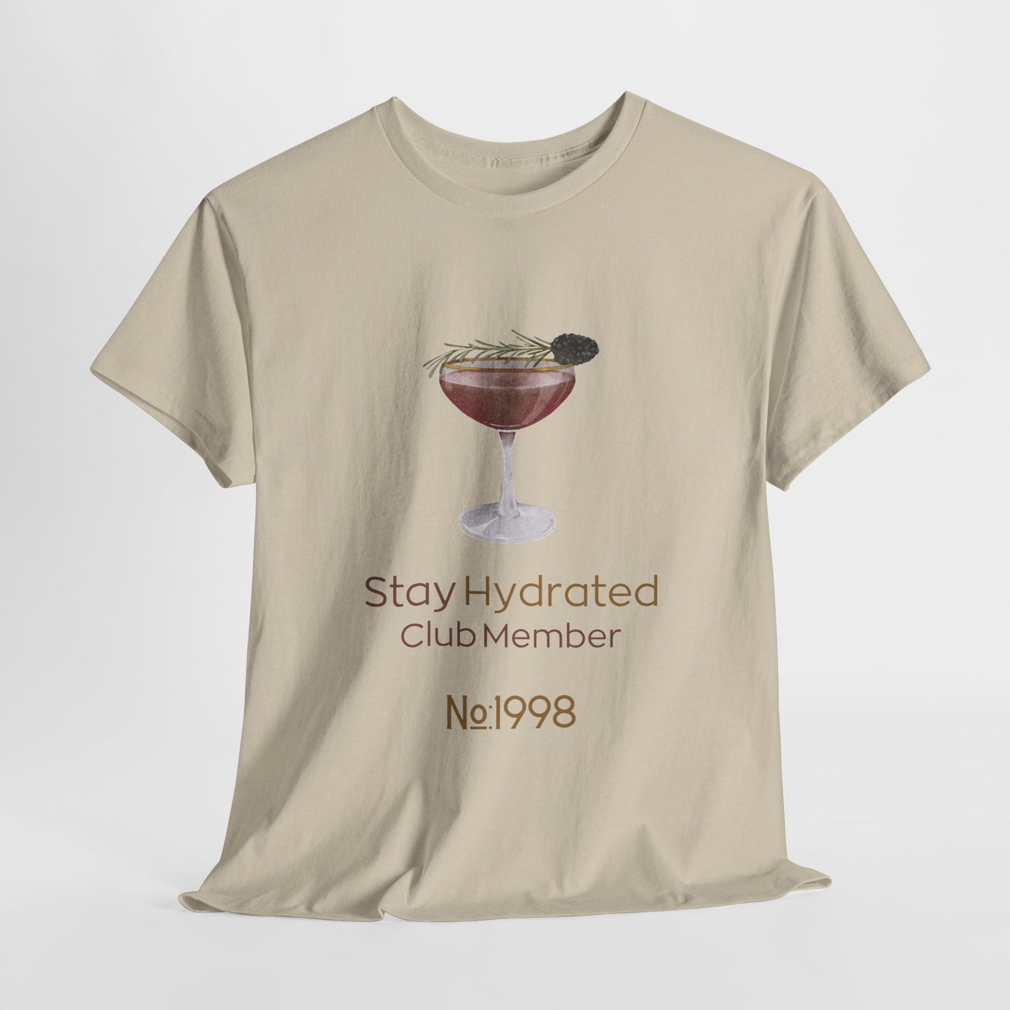 Stay Hydrated Club Tee / Front Edition