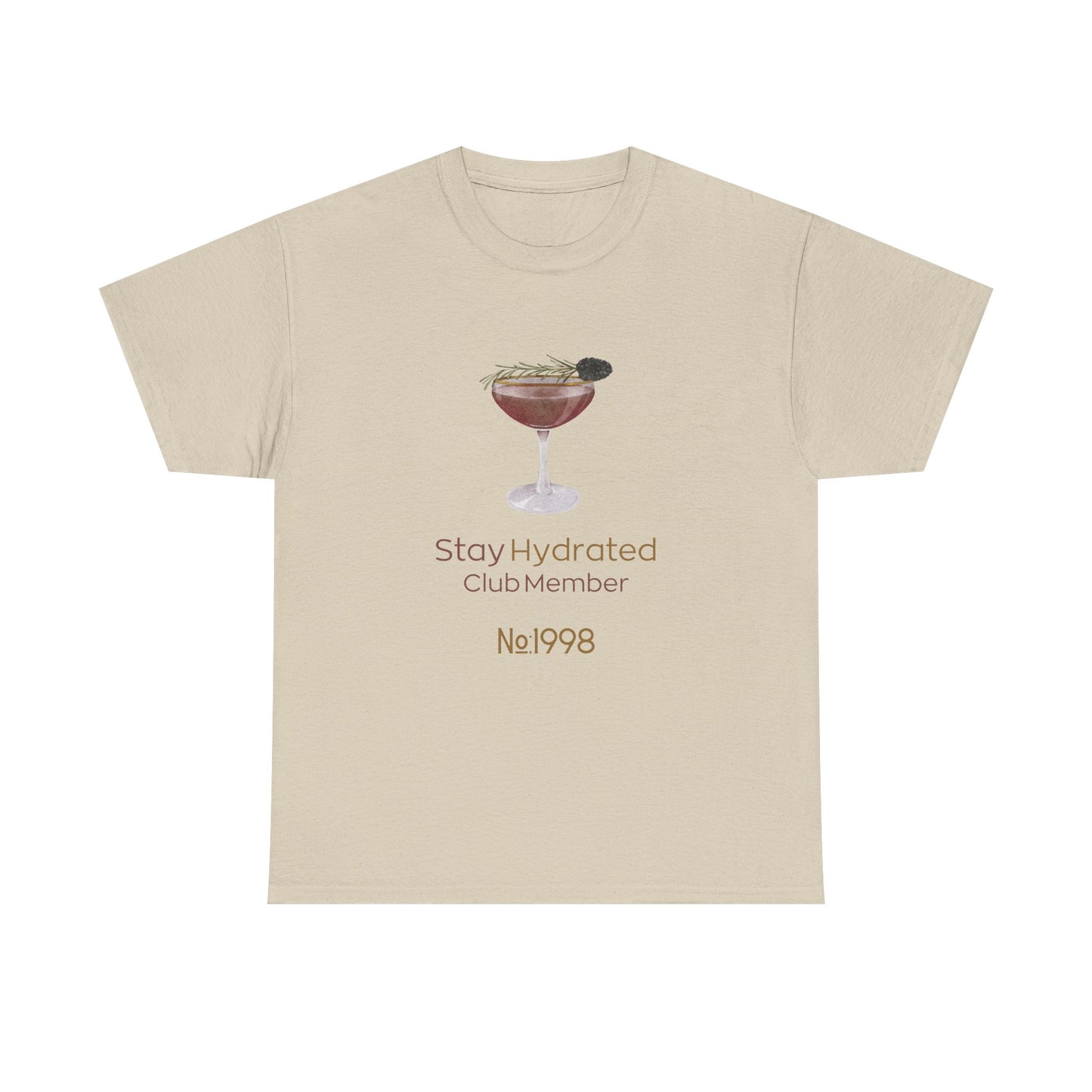 Stay Hydrated Club Tee / Front Edition