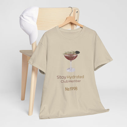 Stay Hydrated Club Tee / Front Edition