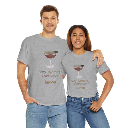 Stay Hydrated Club Tee / Front Edition